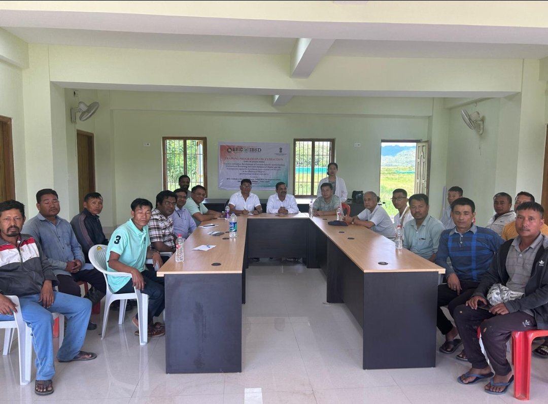 bric-ibsd-organized-a-training-program-for-oil-extraction-at-ibsd-bioresource-park-hararou-imphal-at-ibsd-to-promote-bioeconomy-and-bio-entrepreneurship-in-ner-