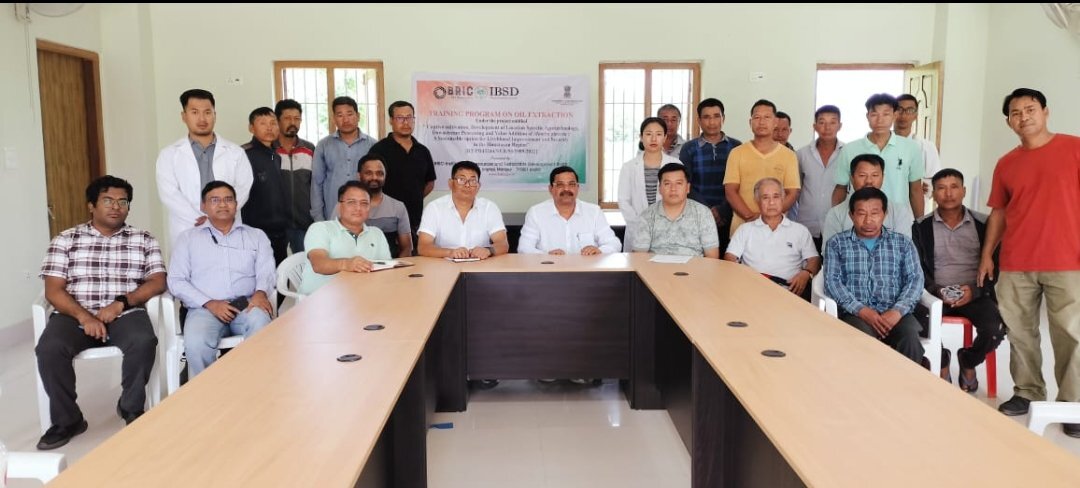 bric-ibsd-organized-a-training-program-for-oil-extraction-at-ibsd-bioresource-park-hararou-imphal-at-ibsd-to-promote-bioeconomy-and-bio-entrepreneurship-in-ner-