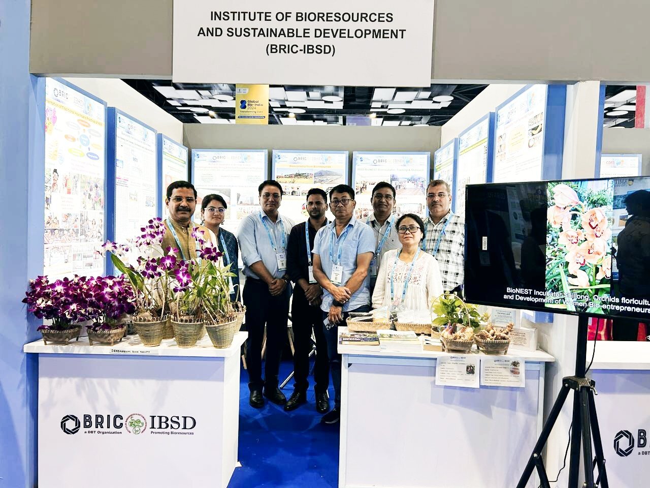 bric-institute-of-bioresources-and-sustainable-development-participated-in-global-bio-india-2024-to-promote-bioeconomy-from-bioresources-of-north-eastern-region-and-to-highlight-activities-of-bionest-incubator-