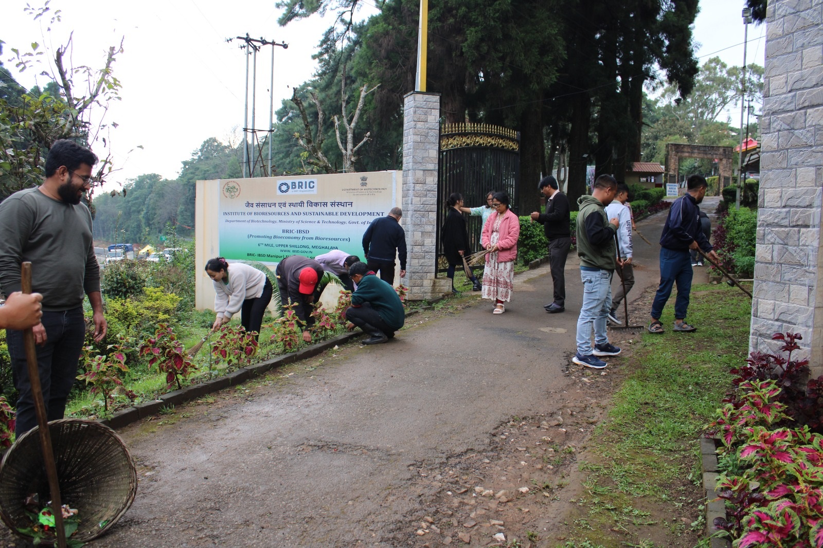 bric-ibsd-shillong-centre-initiated-a-cleanliness-campaign-swachhata-hi-seva-at-the-institute-campus-