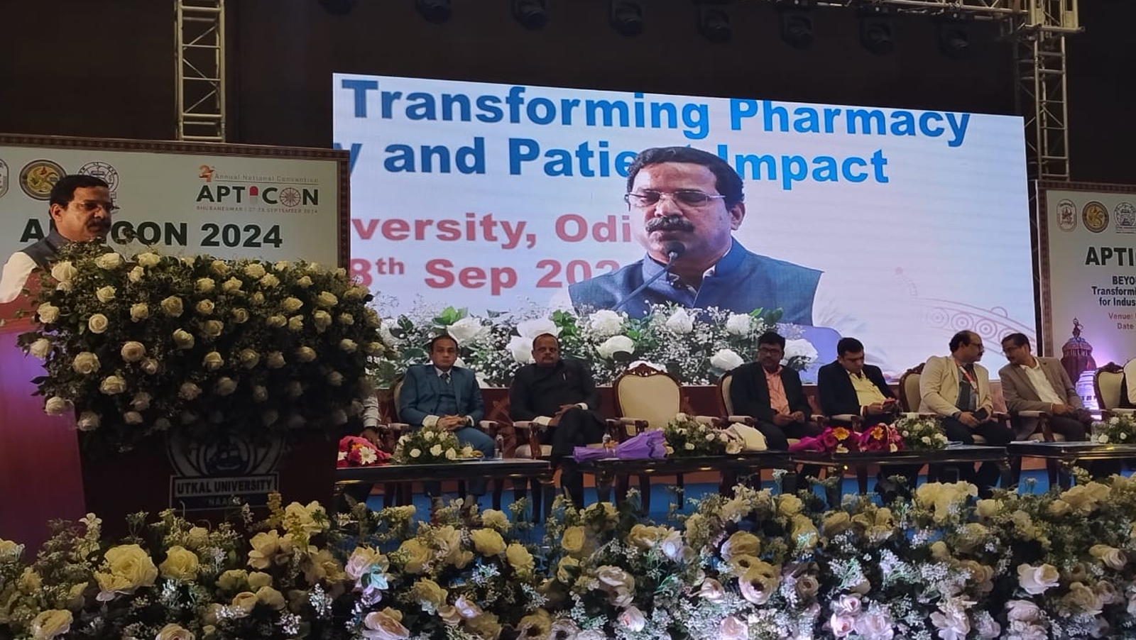 prof-pulok-kumar-mukherjee-director-dbt-ibsd-is-awarded-the-best-phytopharmaceutical-scientist-of-india-on-sept-27-2024-at-utkal-university-bhubaneswar-by-association-of-pharmaceutical-teachers-of-india-