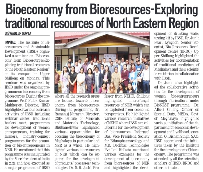 ibsd-is-organising-a-seminar-on-bioeconomy-from-bioresources-series-ii-exploring-resources-of-ne-region-28th-august-2023-at-shillong-