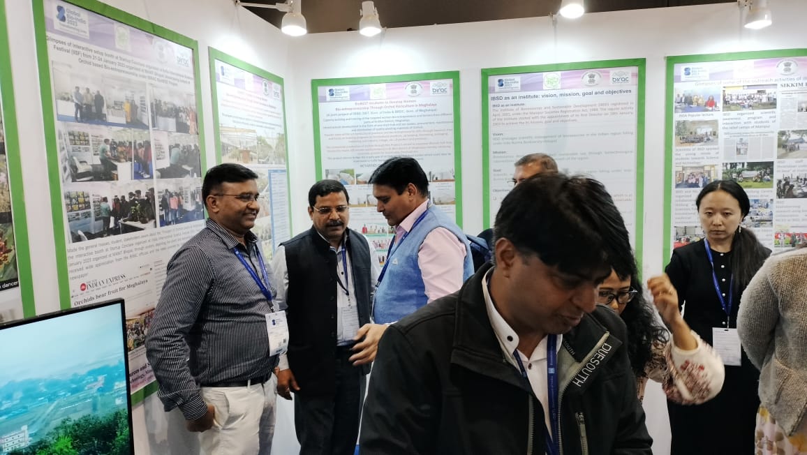 ibsd-participated-in-global-bio-india-2023-and-highlighted-various-research-activities-and-outreach-programs-for-the-development-of-bioeconomy-from-bioresources-of-northeast-on-4th-dec-2023-