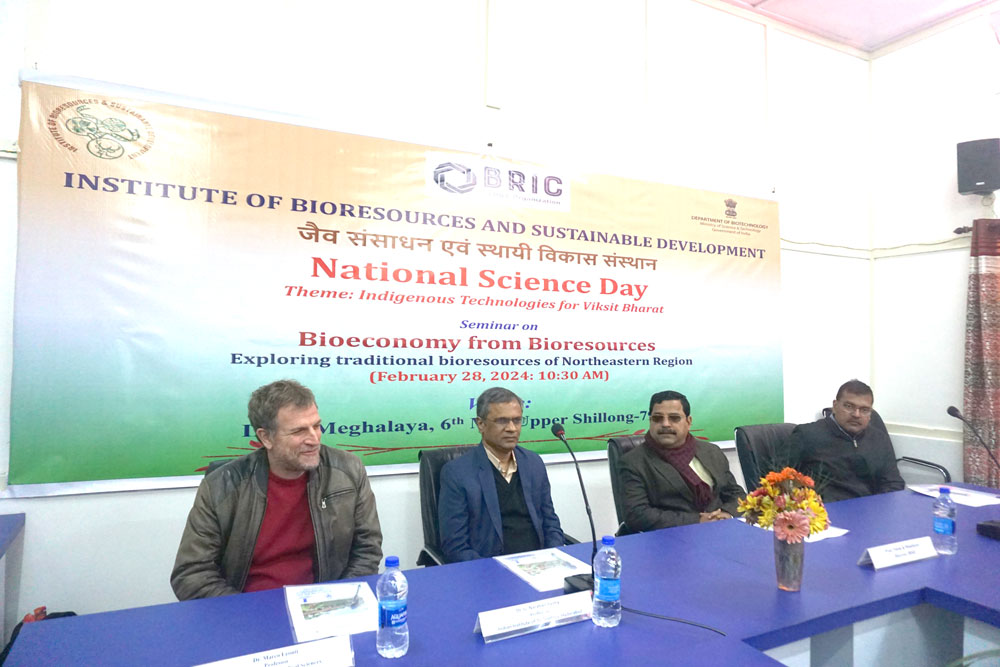 IBSD celebrated National Science Day on Indigenous Technologies for Viksit Bharat highlighting Bioeconomy from traditional bioresources of Northeastern Region