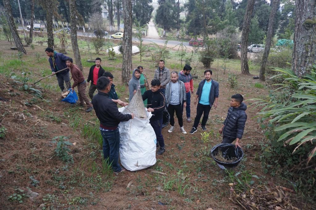 cleaning-drive-as-zero-waste-initiative-by-bric-ibsd-at-imphal-and-shilong-center-