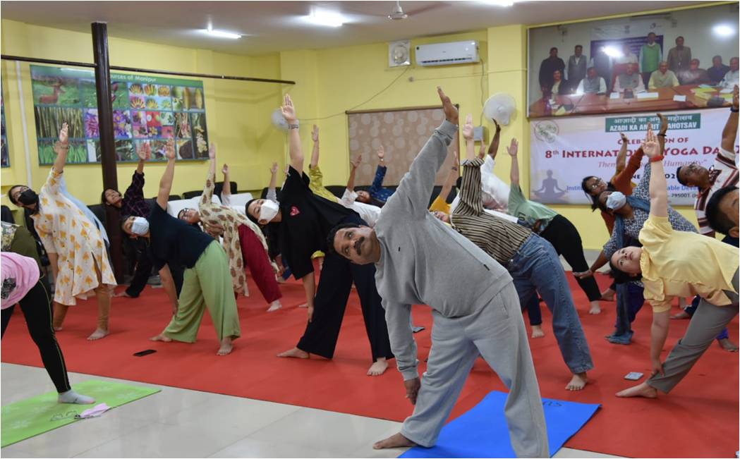 IBSD joined the rest of the world in celebrating the International Day of Yoga with the theme Yoga for Humanity on June 21 2022