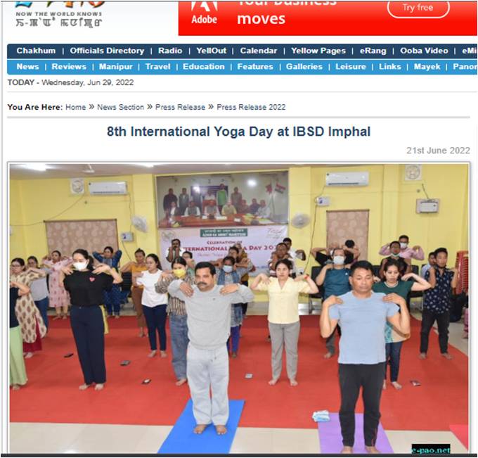 ibsd-joined-the-rest-of-the-world-in-celebrating-the-international-day-of-yoga-with-the-theme-yoga-for-humanity-on-june-21-2022-