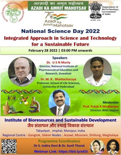 ibsd-celebrated-national-science-day-2022-under-the-theme-integrated-approach-in-science-and-technology-for-a-sustainable-future-on-28th-february-2022-this-programme-is-organized-to-inculcate-scientific-temperament-to-the-students-