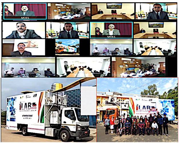 IBSD Imphal launched Mobile Diagnostic Laboratory  for Covid testing in Mizoram on January 20, 2022