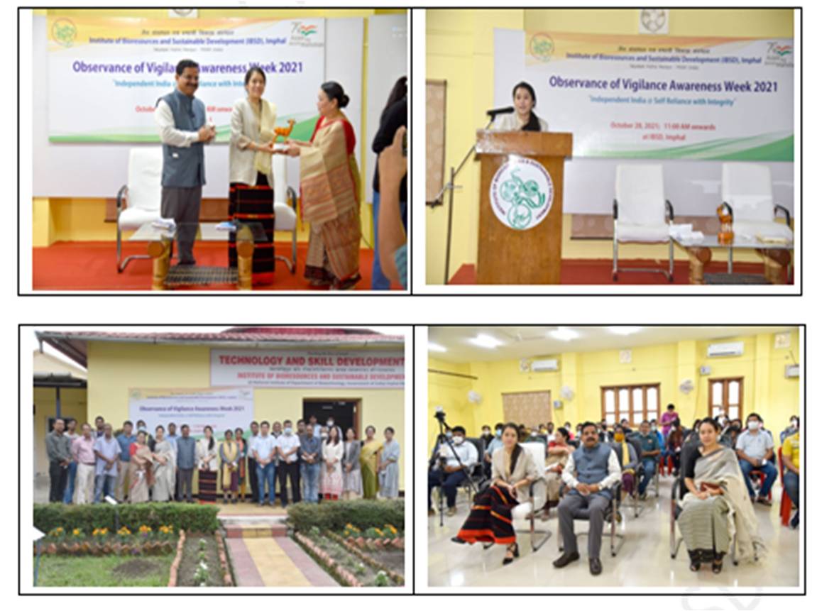 ibsd-under-department-of-biotechnology-govt-of-india-imphal-organised-interactive-seminar-on-the-vigilance-awareness-week-2021-on-hybrid-mode-on-november-28-2021-