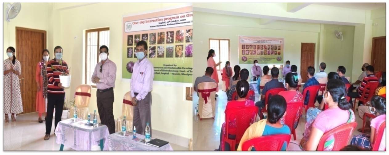 IBSD organized a One day interaction program on Orchid cultivation at Bioresources Park on October 19, 2020