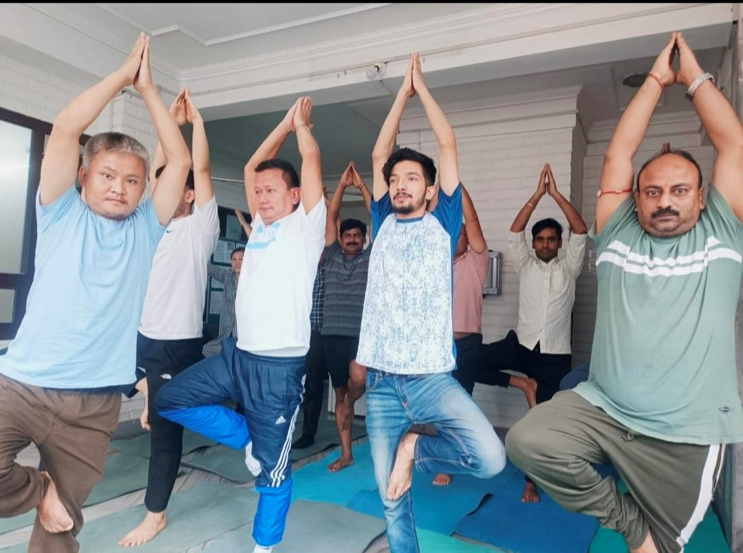 bric-ibsd-under-dbt-govt-of-india-observed-the-international-yoga-day-2024-at-imphal-manipur-and-its-centres-in-ner-including-meghalaya-mizoram-and-sikkim-